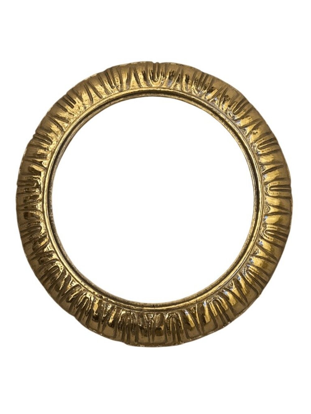 Antique Neoclassical Style Brass Ceiling Light Canopy